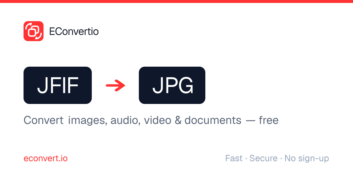 Jfif Compression JFIF to JPG — Convert JFIF to JPG Online Free | EConvertio